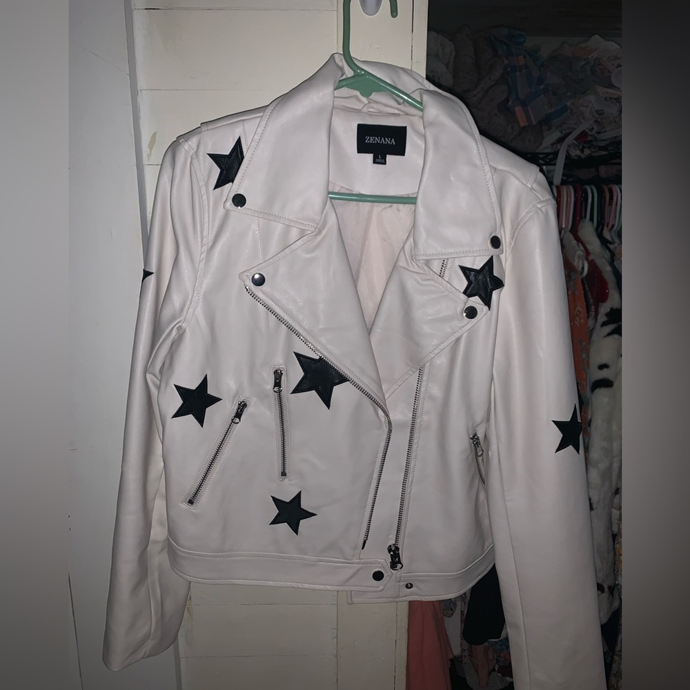 Faux Leather Jacket